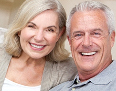 Couple with dental implants in Wauwatosa
