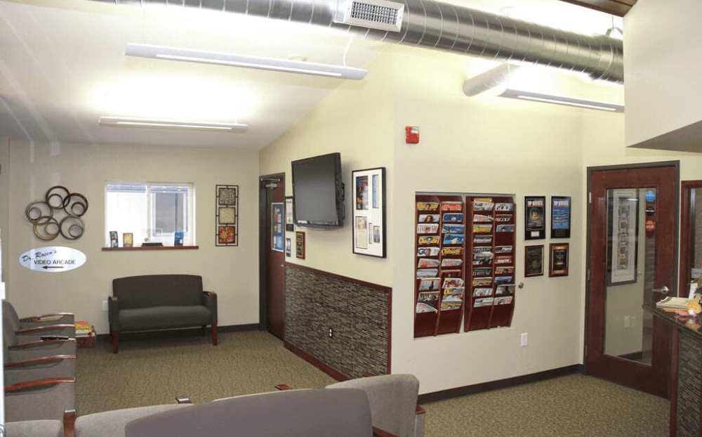 Dental office waiting room